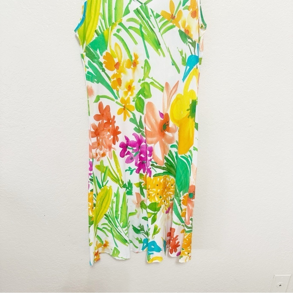 Vintage Hula Moon by Jams World Floral Printed dress size M - Picture 8 of 9
